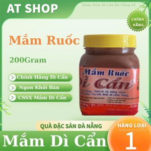 Mắm Ruốc Dì Cẩn – Hũ 200Gram – Món Mặn Thơm Ngon – Đặc Sản Đà Nẵng