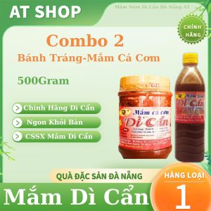 Mắm Nêm + Mắm Cá Cơm Dì Cẩn – Set 2 Hũ 500g – Ăn Là Ghiền